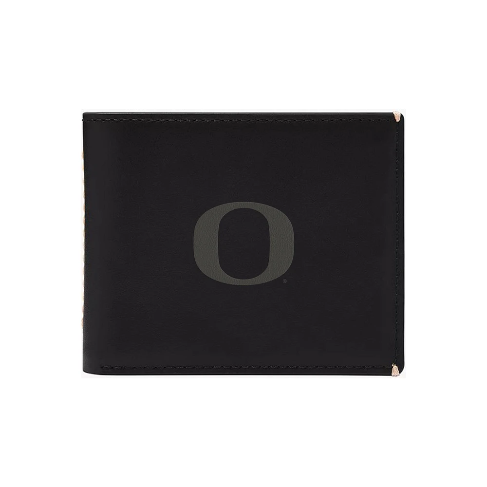 Fossil Oregon Ducks Westover Leather Bifold Flip Wallet