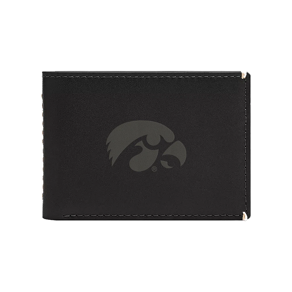 Fossil Iowa Hawkeyes Westover Leather Front Pocket Wallet