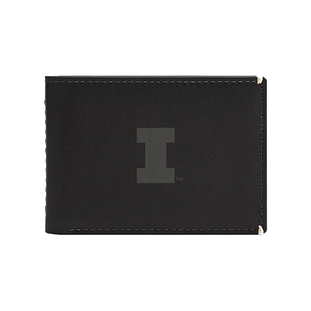 Fossil Illinois Fighting Illini Westover Leather Front Pocket Wallet