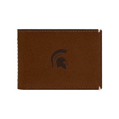 Fossil  Michigan State Spartans Westover Leather Front Pocket Wallet