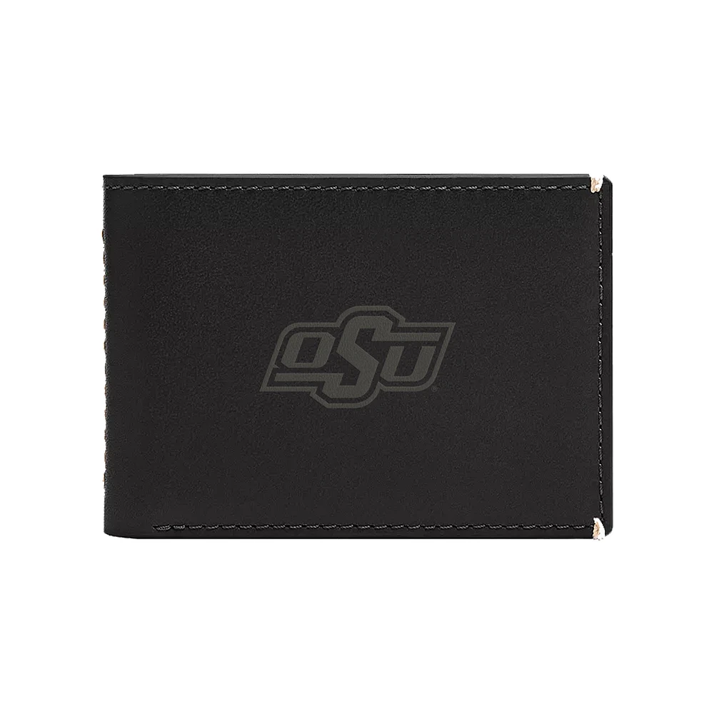 Fossil Oklahoma State Cowboys Westover Leather Front Pocket Wallet