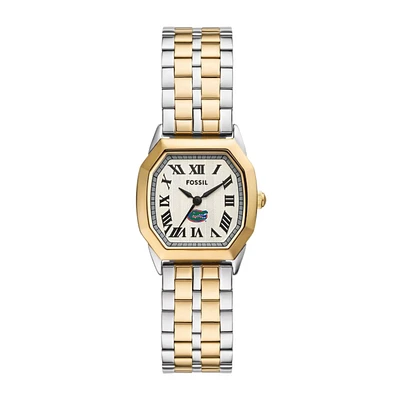 Fossil  Florida Gators Harlow Three-Hand Two-Tone Stainless Steel Watch