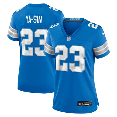 Women's Nike Rock Ya-Sin  Blue Detroit Lions Team Game Jersey