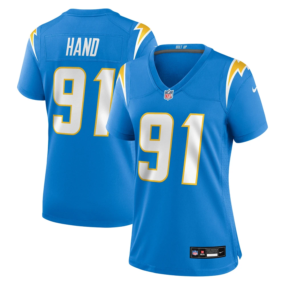 Women's Nike Da'Shawn Hand Powder Blue Los Angeles Chargers Team Game Jersey