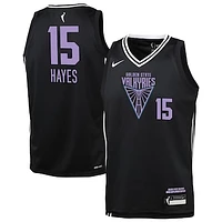 Youth Nike Tiffany Hayes Eclipse Black Golden State Valkyries Explorer Edition Player Jersey