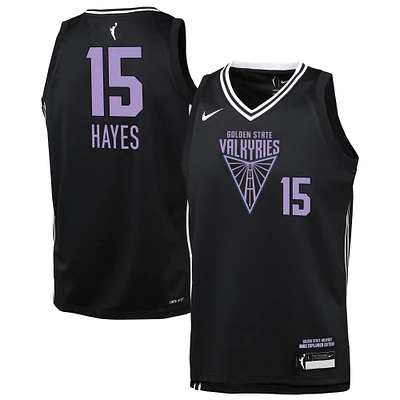 Youth Nike Tiffany Hayes Eclipse Black Golden State Valkyries Explorer Edition Player Jersey