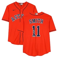 Cam Smith Houston Astros Autographed Orange Nike Replica Jersey