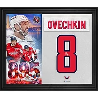 Alexander Ovechkin Washington Capitals Autographed Framed 20" x 24" 895th Goal Jersey Number Collage
