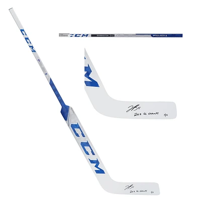 Jordan Binnington St. Louis Blues Autographed CCM Game Model Hockey Stick with "2019 SC Champs" Inscription - Limited Edition #10/10