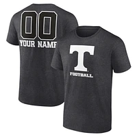 Men's Charcoal Tennessee Volunteers Personalized Name & Number Monochrome T-Shirt
