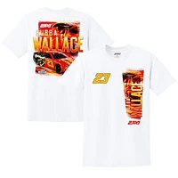 Men's 23XI Racing White Bubba Wallace McDonald's Car T-Shirt