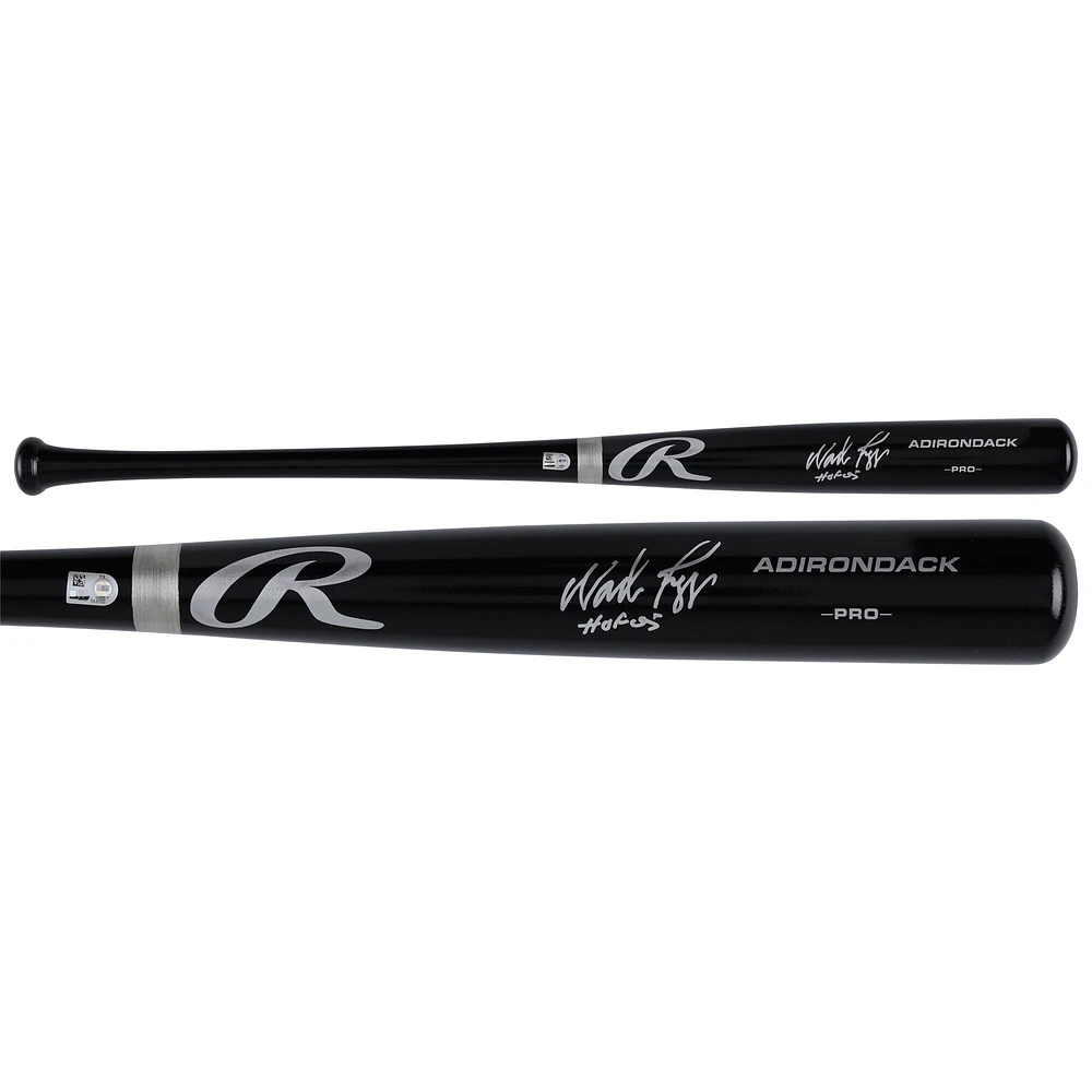 Wade Boggs Boston Red Sox Autographed Black Rawlings Pro Bat with "HOF 05" Inscription