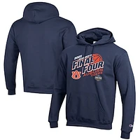 Men's Champion Navy Auburn Tigers 2025 NCAA Basketball Tournament March Madness Final Four Powerblend Pullover Hoodie