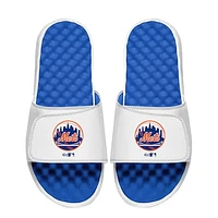 Unisex ISlide White New York Mets Primary Logo Slide Sandals