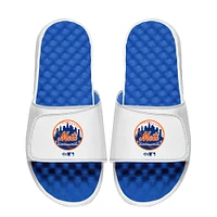 Unisex ISlide White New York Mets Primary Logo Slide Sandals