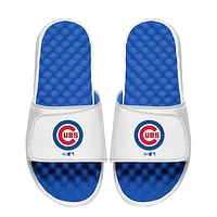 Unisex ISlide White Chicago Cubs Primary Logo Slide Sandals