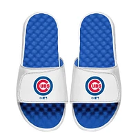 Unisex ISlide White Chicago Cubs Primary Logo Slide Sandals