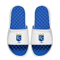 Unisex ISlide White Kansas City Royals Primary Logo Slide Sandals