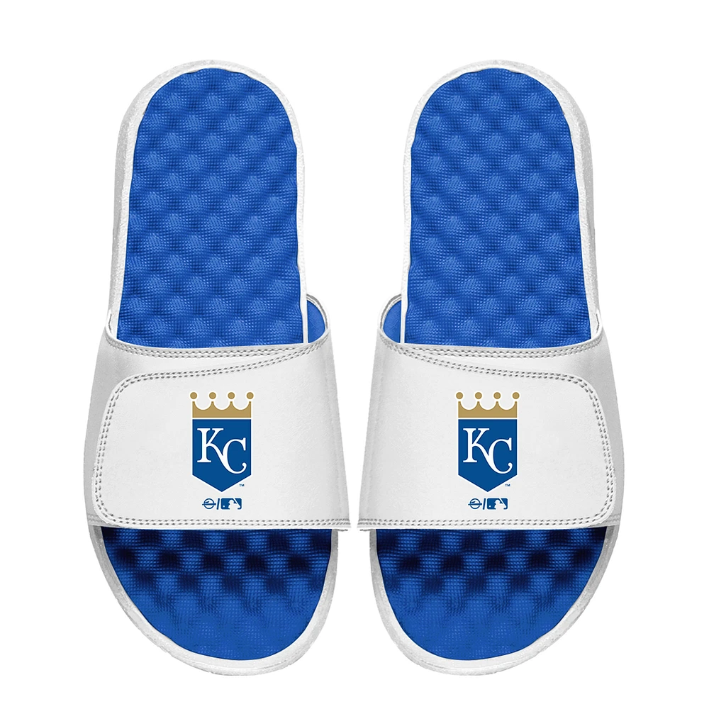 Unisex ISlide White Kansas City Royals Primary Logo Slide Sandals