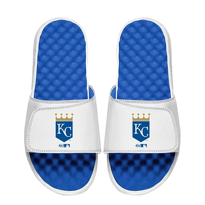 Unisex ISlide White Kansas City Royals Primary Logo Slide Sandals