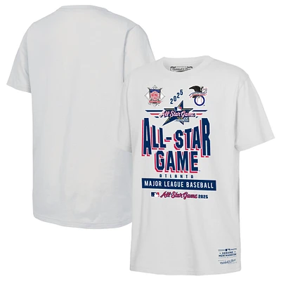 Youth Mitchell & Ness White 2025 MLB All-Star Game T-Shirt