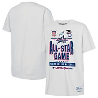 Youth Mitchell & Ness White 2025 MLB All-Star Game T-Shirt