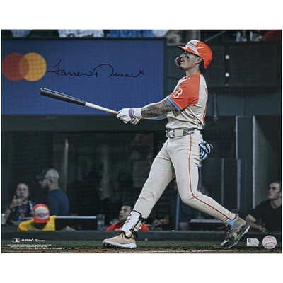 Jarren Duran Boston Red Sox Autographed 16" x 20" 2024 MLB All-Star Game Home Run Photograph