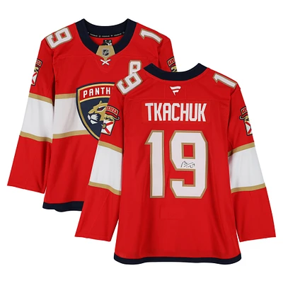 Matthew Tkachuk Florida Panthers Autographed Fanatics Premium Jersey
