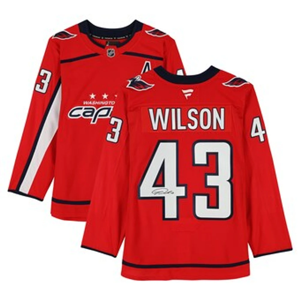 Tom Wilson Washington Capitals Autographed Fanatics Premium Jersey