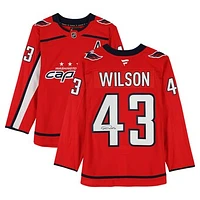 Tom Wilson Washington Capitals Autographed Fanatics Premium Jersey