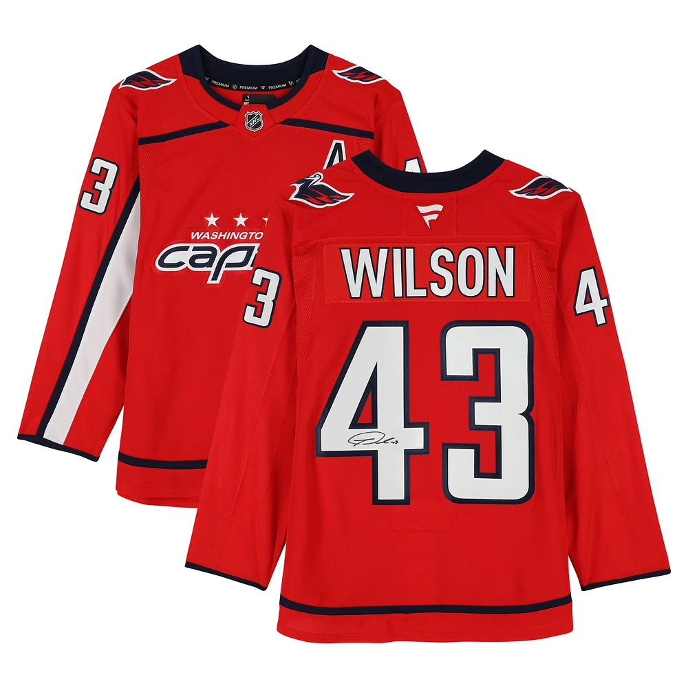 Tom Wilson Washington Capitals Autographed Fanatics Premium Jersey