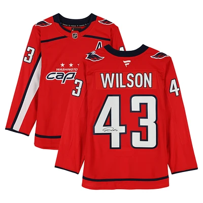 Tom Wilson Washington Capitals Autographed Fanatics Premium Jersey
