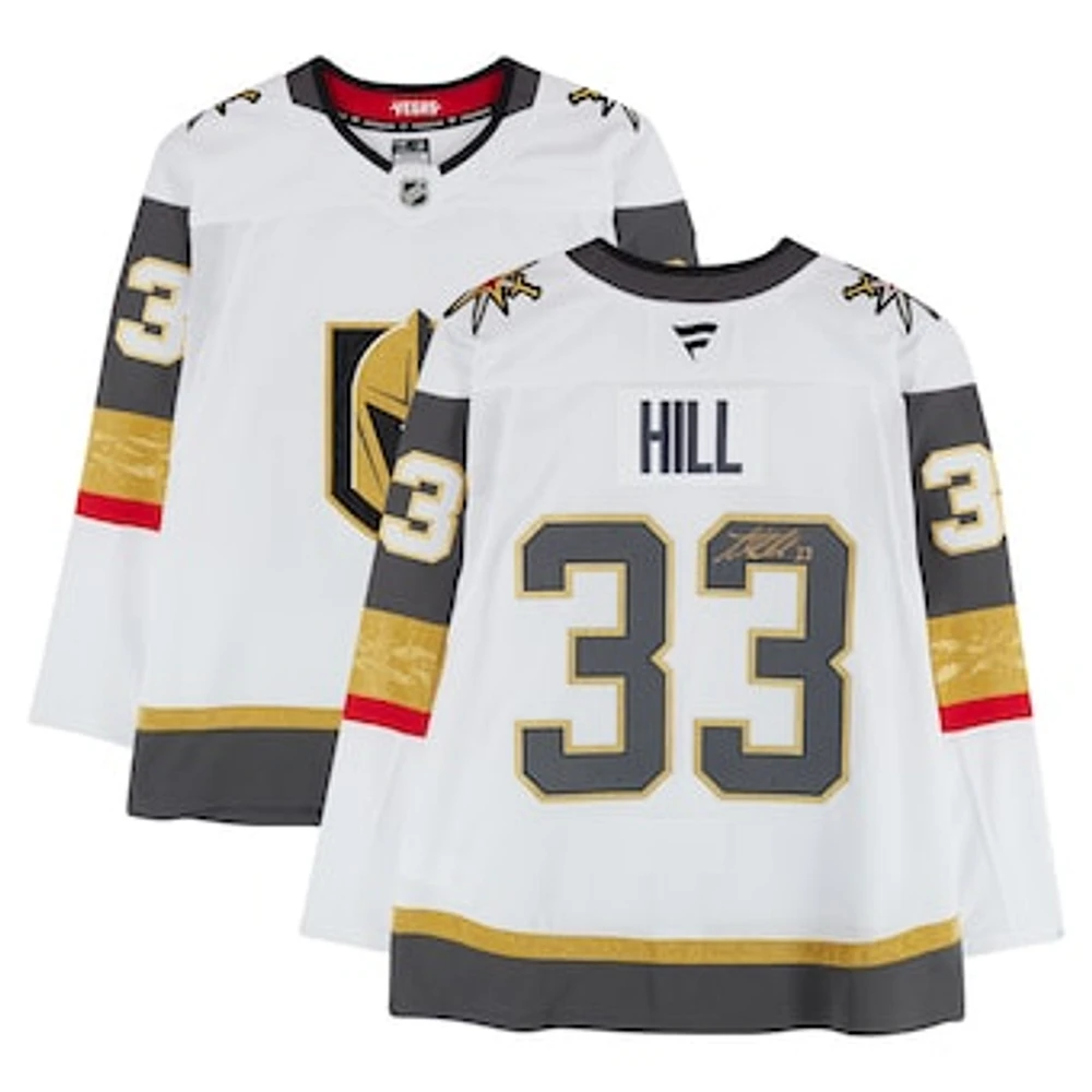 Adin Hill Vegas Golden Knights Autographed White Fanatics Premium Jersey