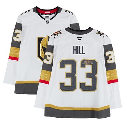 Adin Hill Vegas Golden Knights Autographed White Fanatics Premium Jersey