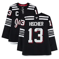 Nico Hischier New Jersey Devils Autographed Black Alternate Fanatics Premium Jersey