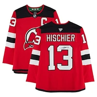 Nico Hischier New Jersey Devils Autographed Fanatics Premium Jersey