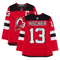 Nico Hischier New Jersey Devils Autographed Fanatics Premium Jersey