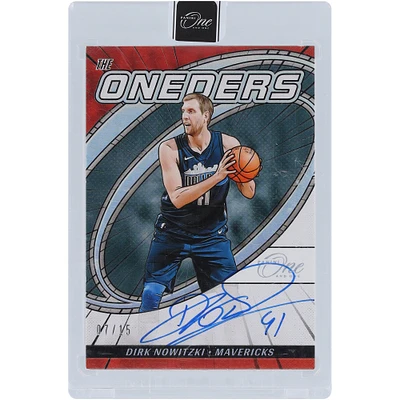 Dirk Nowitzki Dallas Mavericks Autographed 2023-24 Panini One & One FOTL The Oneders #TOS-DNW #7/15 Card