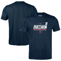 Youth Levelwear Alexander Ovechkin Navy Washington Capitals NHL All-Time Leading Goal Scorer Milestone Name & Number Little Richmond T-Shirt