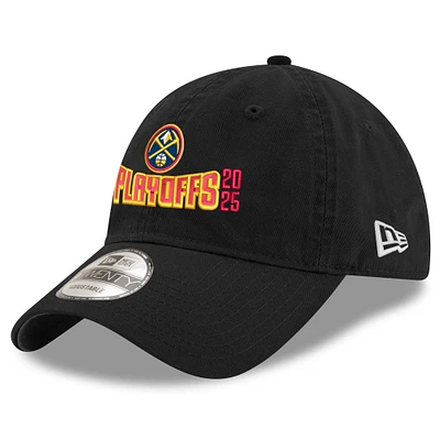 Men's New Era  Black Denver Nuggets 2025 NBA Playoffs 9TWENTY Adjustable Hat