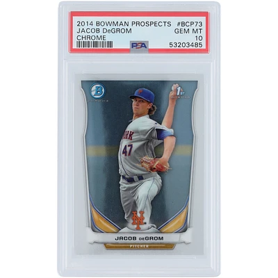 Jacob DeGrom New York Mets 2014 Bowman Chrome 1st Bowman #BCP73 PSA Authenticated 10 Card