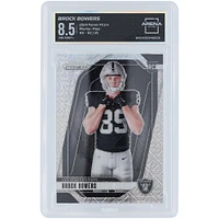 Brock Bowers Las Vegas Raiders 2024 Panini Prizm Mojo Prizm #9 #2/25 Arena Club Authenticated 8.5 Rookie Card