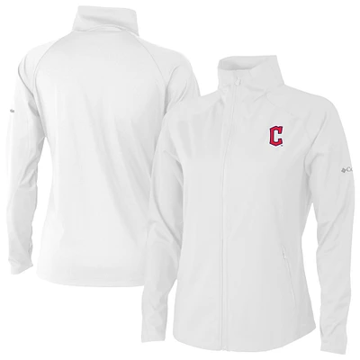 Women's Columbia White Cleveland Guardians Fairway Friends Full-Zip Jacket
