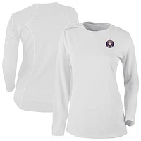 Women's Columbia White Houston Astros Shotgun Long Sleeve T-Shirt