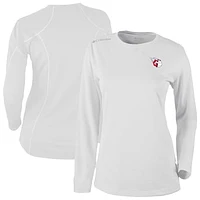 Women's Columbia White Cleveland Guardians Shotgun Long Sleeve T-Shirt