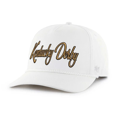 Men's '47  White 151st Kentucky Derby Overhand Hitch Adjustable Hat