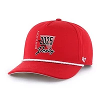 Men's '47  Red 151st Kentucky Derby Splint Adjustable Hitch Hat