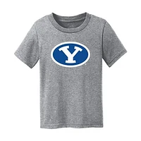 Infant Chad & Jake Heather Gray BYU Cougars Primary Logo T-Shirt