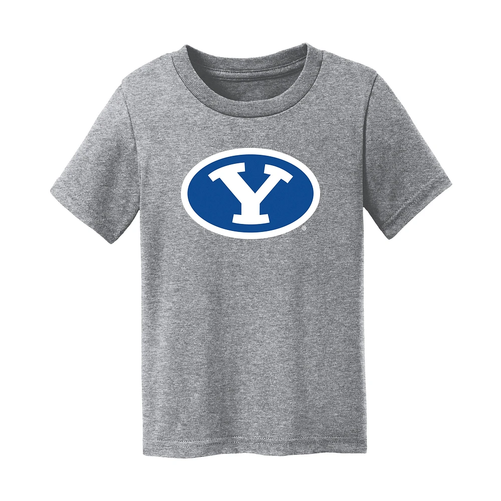 Infant Chad & Jake Heather Gray BYU Cougars Primary Logo T-Shirt