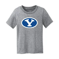 Infant Chad & Jake Heather Gray BYU Cougars Primary Logo T-Shirt